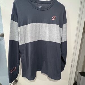 Peloton Gray Long Sleeve Shirt EUC